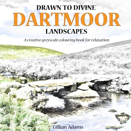 Drawn to Divine Dartmoor Landscapes: A creative greyscale colouring book for relaxation: Volume 2 (Adult Colouring Book)