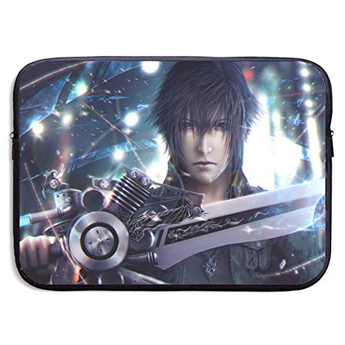 Final Fantasy Laptop Sleeve Bag 15 ″ Estuche para computadora Maletín para Tableta Impermeable Portátil Messenger