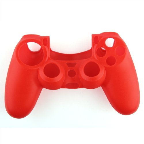 Funda Silicona Protectora para Mando Consola de PS4 Color Rojo