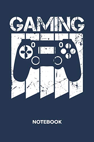 Gaming: NOTEBOOK Ruled Gaming Journal - Lined Retro Gamer Organizer Gaming Convention Planner - Girlfriend Gift Idea Boyfriend - Retro Gaming Diary 6x9 Inch Console Gaming Soft Cover 120 Pages