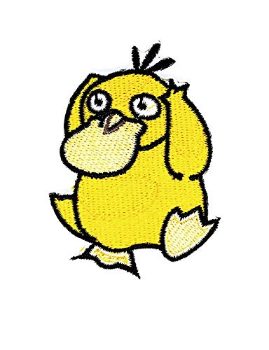 Gemelolandia | Parche Termoadhesivo Psyduck Pokemon 6x5 cm | Muy Adherentes | Patch Stickers Para Decorar Tu Ropa | Fáciles de Poner