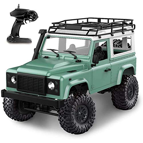 GLX MN-D90 Rock Crawler 1/12 4WD 2.4G Control Remoto De Alta Velocidad del Carro del Camino del Coche De RC LED RTR,Verde