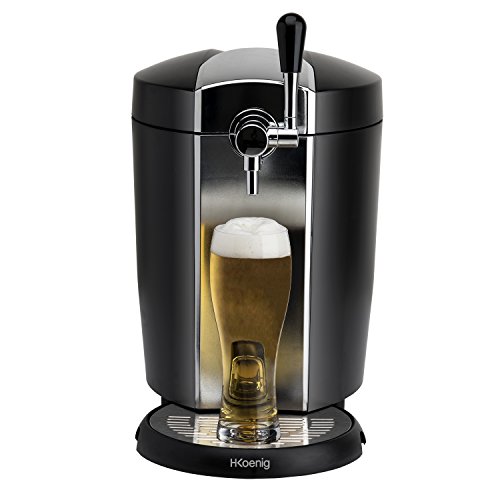H. Koenig bw1778 de cerveza con refrigeración para todos los 5 l universal barriles, 65 W, color negro