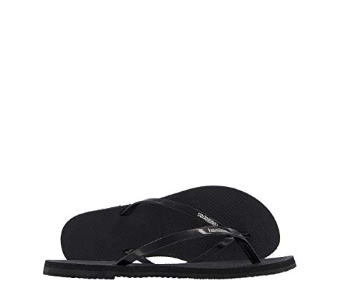 Havaianas You Metallic, Sandalias para Mujer, Negro (Black), 39/40 EU