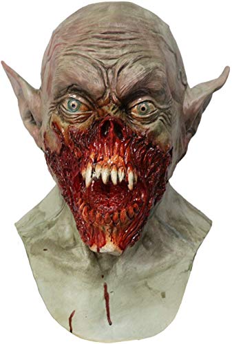 Hengyutoy Mask Halloween Máscara de Terror de Scary Zombie Látex Máscara