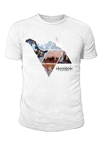 Horizon Zero Dawn Vast Lands - Camiseta para hombre (tallas S-XL), color blanco Blanco S