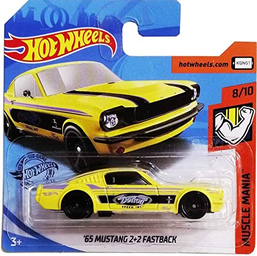 Hot Wheels '65 Mustang 2+2 Fastback Muscle Mania 8/10 2019 (72/250) Short Card