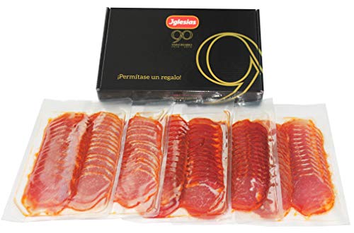 IGLESIAS - Lomo de Cebo Ibérico 50% raza ibérica Loncheado 500g (5 uds de 100g)