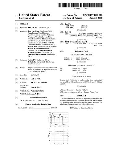 Implant: United States Patent 9877852 (English Edition)