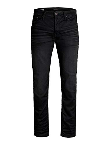 Jack & Jones Mike Original Jos 697 I.k Vaqueros, Black Denim, 30W / 30L para Hombre