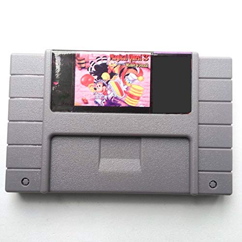 Jhana Magical Adventure 3 Mickey a Donald USA Versión 16 bit 46 pines Tarjeta de juego gris grande para jugador de juegos NTSC