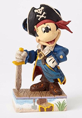 Jim Shore Disney Traditions by Enesco - Figura Decorativa de Mickey Pirata