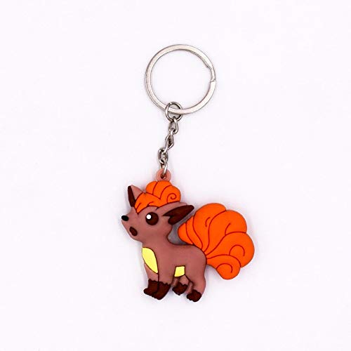 Joy_Happy - Llavero de 4 a 6 cm con diseño de dragón de Pikachu DraJoy_Happy Eevee Snorlax Vulpix con diseño de dragón