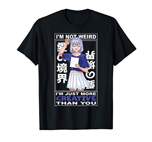 Kawaii Anime Sketching Girl - No soy rara, soy creativa Camiseta