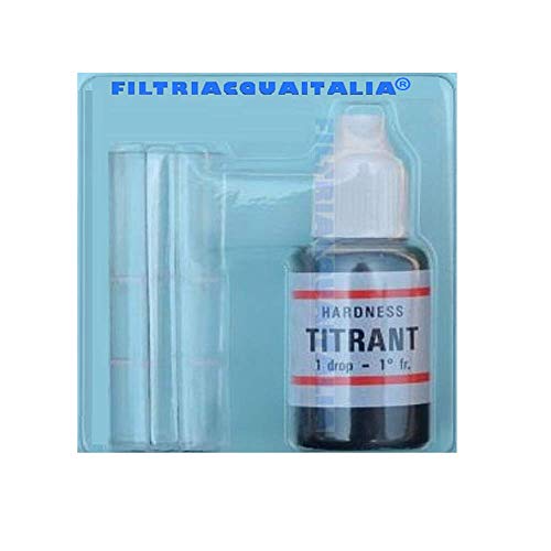 Kit de análisis de la dureza del agua Titrant (grados franceses) para medir la cal