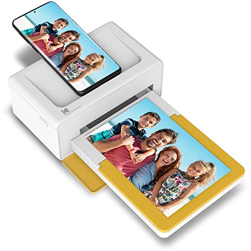 Kodak Dock Plus Impresora Fotográfica Instantánea, iOS y Android, Bluetooth, Tecnología 4Pass, 10x15 size, Fotografía Real a Todo Color - 8 Hojas