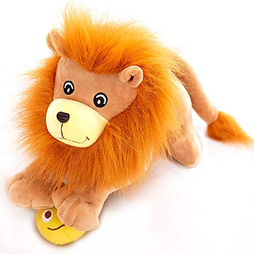 León Almohada Para Juguete De Peluche Muñeca De Suave Gordo Lindo Anime Relleno Durmiendo Cómodamente Cojines Juguetes Mejores Regalos Para Niñas / 23cm