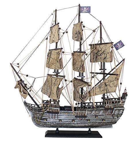 Linoows Barco Pirata, Maqueta de Barco, Histórica Corsario Vollsegler Antikisiert