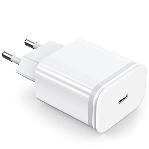 LUOATIP 20W Cargador Rapido USB C Replacement for iPhone 12/12 Mini/12 Pro/12 Pro MAX, Power Delivery 3.0 Carga Rapida Pared Movil Adaptador Enchufe for Phone 11 Pro MAX SE 2020, iPad Pro, AirPods Pro