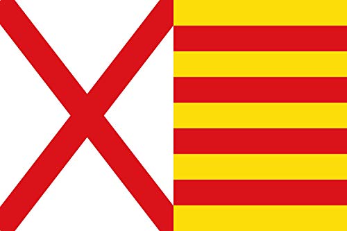magFlags Bandera XL Hospitalet de Llobregat, Barcelona, España | Bandera Paisaje | 2.16m² | 120x180cm
