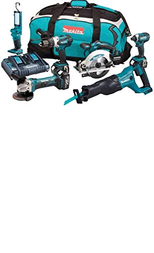 Makita dlx6044pt Pack de 6 Machines 3 x 18 V 5 Ah Li-ion + bolsa de transporte