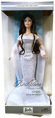 Mattel Barbie 2002 Birthstone Collection - April Diamond Barbie Doll