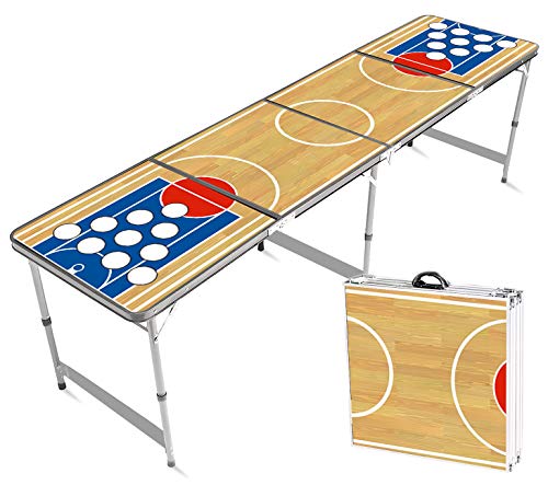 Mesa Oficial del Beer Pong | Baloncesto Tallas Oficiales | Impermeable y Resistente a rayones| Set de Bebida | OriginalCup®