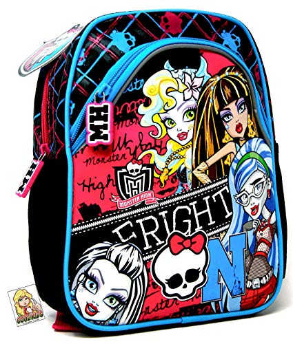 Monster High Fright ON - Mochila de guardería para la fiambrera o botella de agua + Art Sticker #3 - Mochila preescolar