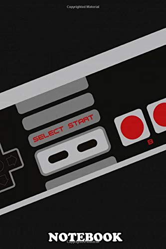 Notebook: Nes Controller Nintendo , Journal for Writing, College Ruled Size 6" x 9", 110 Pages