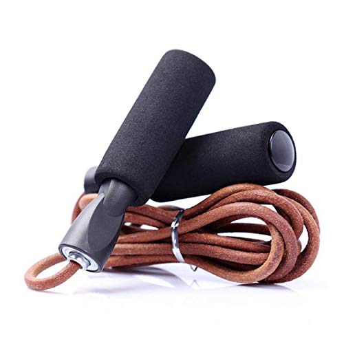 Old street Fake Nail Pro Leather Speed ​​Skipping Jump Rope Gimnasio Ajustable Ejercicio Gym Boxeo Ejercicio rápido Equipo de Fitness Entrenamiento de Gimnasio de velocidad-01-