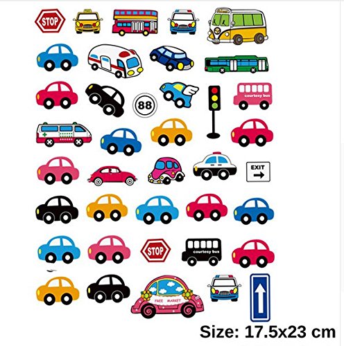 Pegatina transfer parche termoadhesivo coches autobuses para bodys, camisetas, chandal, sudaderas, babys, pijamitas, albornoces, canastillas. de CHIPYHOME