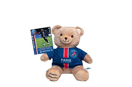 Peluche oficial del PSG Neymar Jr – Oso PSG – Peluche oficial del París San germano – Mascota 20 cm