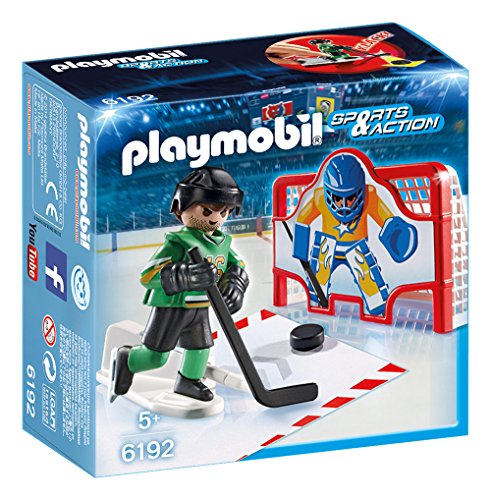 PLAYMOBIL - Portería de Hockey sobre Hielo (61920)