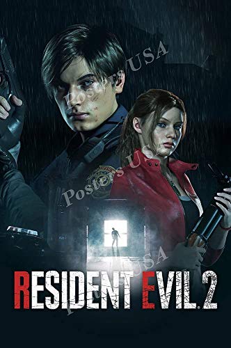 Posters Resident Evil 2 Remake PS4 XBOX ONE - Póster de Resident Evil 2 Remake (30 x 45 cm)