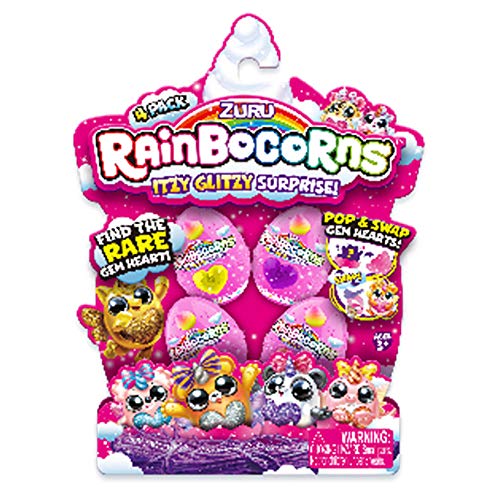 Rainbocorns- Mini Pack 4 Figuras Juguete (Zuru Inc. 9208)