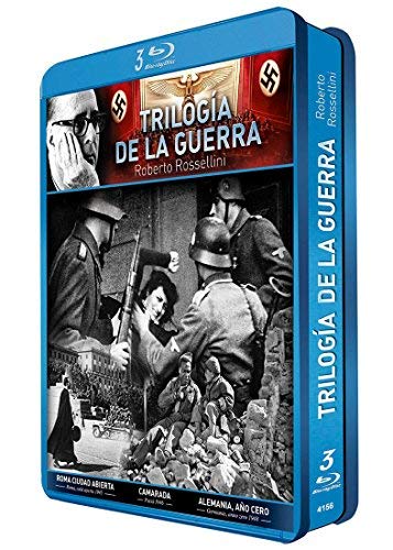 Rosellini - Trilogia de la Guerra - Caja Metálica / Roberto Rossellini War Trilogy ( Roma città aperta / Paisà / Germania anno zero ) ( Rome, Open City / Paisan / Germany Year Zero ) (Steelb (Blu-Ray)