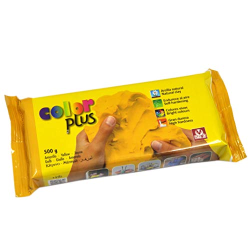 Sio-2 Color Plus - Arcilla (500 g, secado al aire), color amarillo