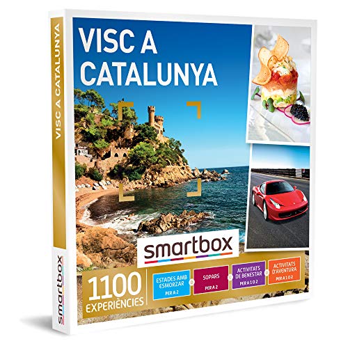 Smartbox - Caja Regalo para Hombre o Mujer - Visc a Catalunya - Ideas Regalos Originales - 1 experiència d'estada, benestar, gastronomia o Aventura per a 1 o 2 persones
