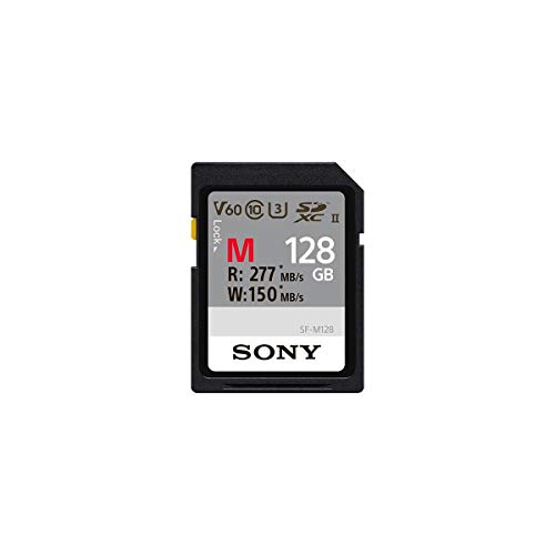 Sony SFG1M - Tarjeta de memoria SD de 128 GB, color negro