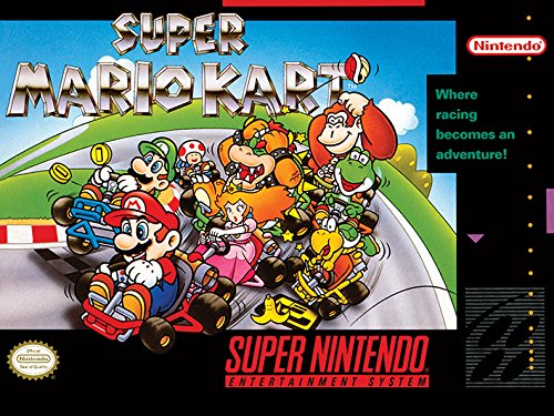 Super Nintendo - Canvas Super Mario Kart 30X40