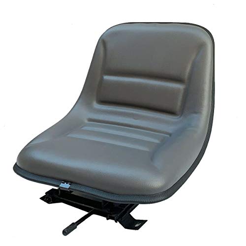 TABODD Asiento para tractor de jardín, asiento de carretilla elevadora, asiento universal para cortacésped, asiento trasero de tractor, asiento para carretilla elevadora, vehículos agrícolas