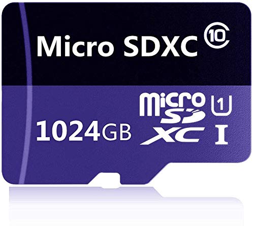 Tarjeta de memoria Micro SD SDXC de 400 GB / 512 GB / 1024 GB Clase 10 de alta velocidad con adaptador micro SD (1024 GB-B)