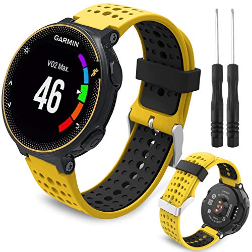 Th-some Correa para Garmin Forerunner 235 - Compatible con Forerunner 735XT Correa de Reloj, Pulsera de Reemplazo Silicona Suave Sports Banda para Forerunner 220, 230, 620, 630 y 735XT Smart Watch