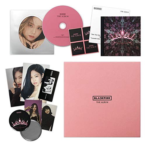 THE ALBUM [ VERSION #2 ] - BLACKPINK 1st Full Album CD + Photobook + PostCard Set + Credits Sheet + Lyrics Booklet + Photocards + Postcards + Sticker + FREE GIFT