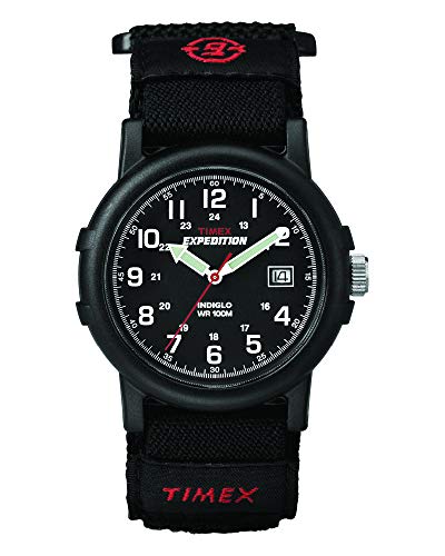 Timex Expedition Camper - Reloj análogico de cuarzo con correa de nailon para hombre, color negro