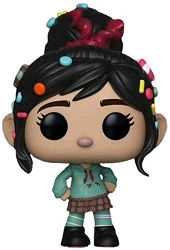 Toy Vanellope Pop Figure Wrack-It Ralph Exquisita decoración de Paisaje Adornos muñeca de artesanía de Resina - Colección de 10 cm