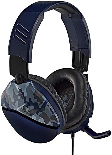 Turtle Beach Recon 70X Auriculares Gaming Xbox One, PS4, PS5, Nintendo Switch y PC, Azul (Camuflaje)