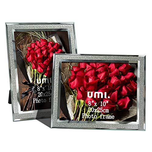 UMI. Essentials Marcos de Fotos de Cristal Brillante 20 x 25 cm, Juego de 2