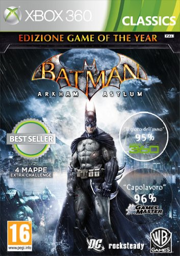Warner Bros Batman: Arkham Asylum - GOTY Edition, Xbox 360 - Juego (Xbox 360, Xbox 360, Acción / Aventura, Rocksteady Studio, T (Teen), ENG, ITA, Warner Bros.)