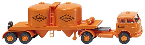 Wiking Chemikalien camión articulado (Man Pausbacke) Readymix - Modelo de Auto, Modello Completo 053401 (1:87)